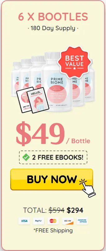 PrimeBiome Price